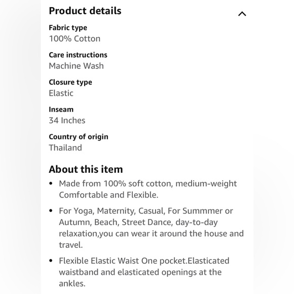 NEW Your Cozy Harem Pants Traditional Loose Plus Size 100% Cotton Bohemian Style - Picture 7 of 9